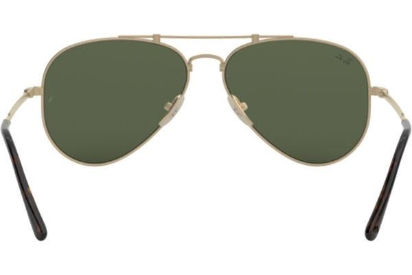 Sunčane naočale Ray-Ban Titanium Titanium Collection RB8125 913658 Pilotski Zlatni