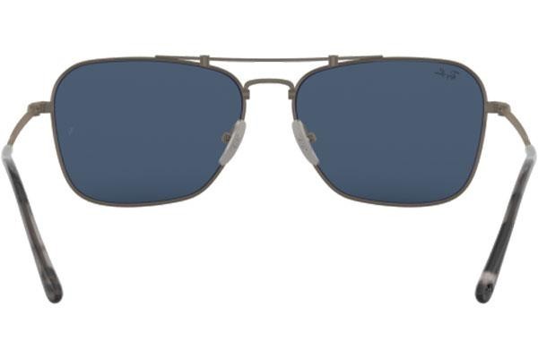 Sunčane naočale Ray-Ban Titanium Titanium Collection RB8136 9138T0 Kvadratni Smeđi