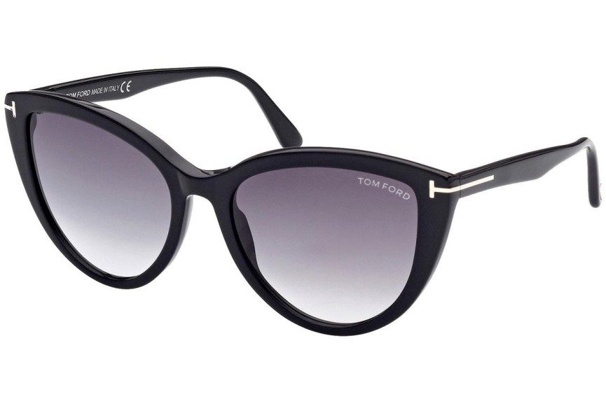 Sunčane naočale Tom Ford FT0915 01B Cat Eye Crni