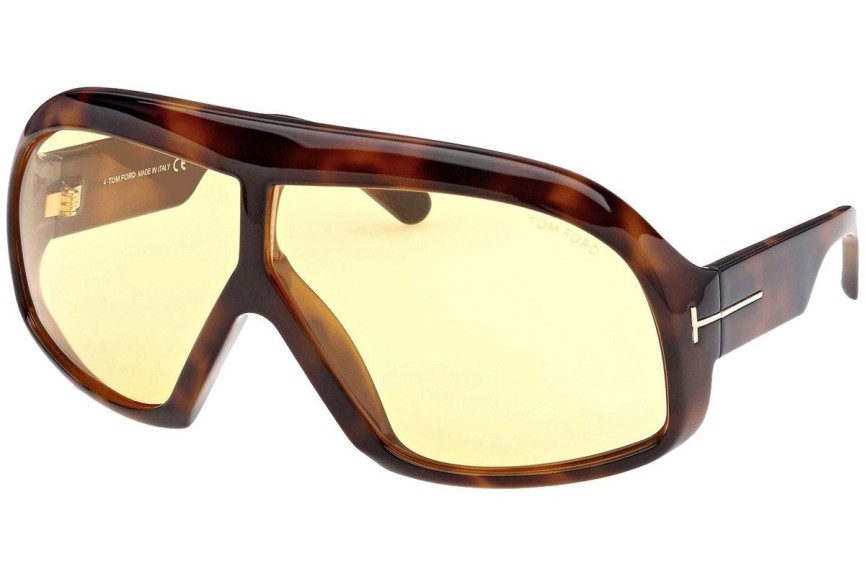 Sunčane naočale Tom Ford Cassius FT0965 52E Oversize Havana