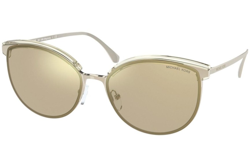 Sunčane naočale Michael Kors Magnolia MK1088 1014V9 Cat Eye Zlatni