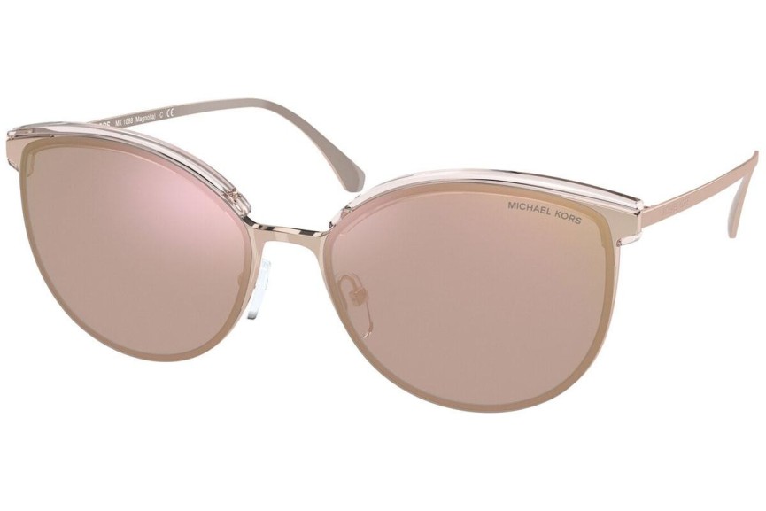 Sunčane naočale Michael Kors Magnolia MK1088 11086H Cat Eye Zlatni