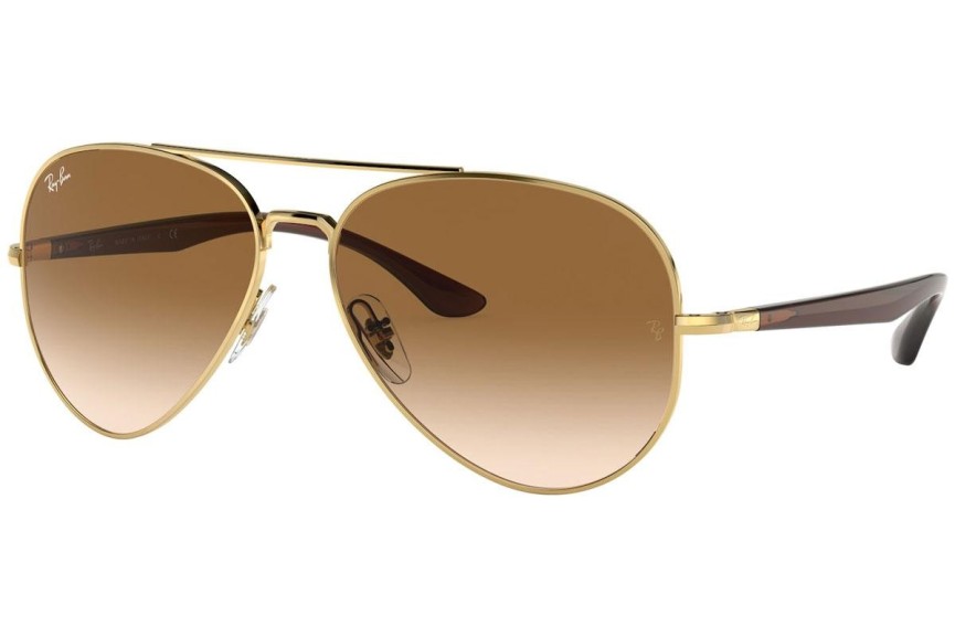 Sunčane naočale Ray-Ban RB3675 001/51 Pilotski Zlatni