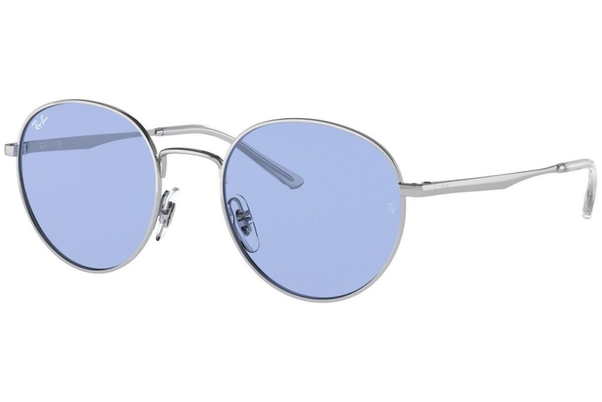 Sunčane naočale Ray-Ban RB3681 003/80 Okrugao Srebrni