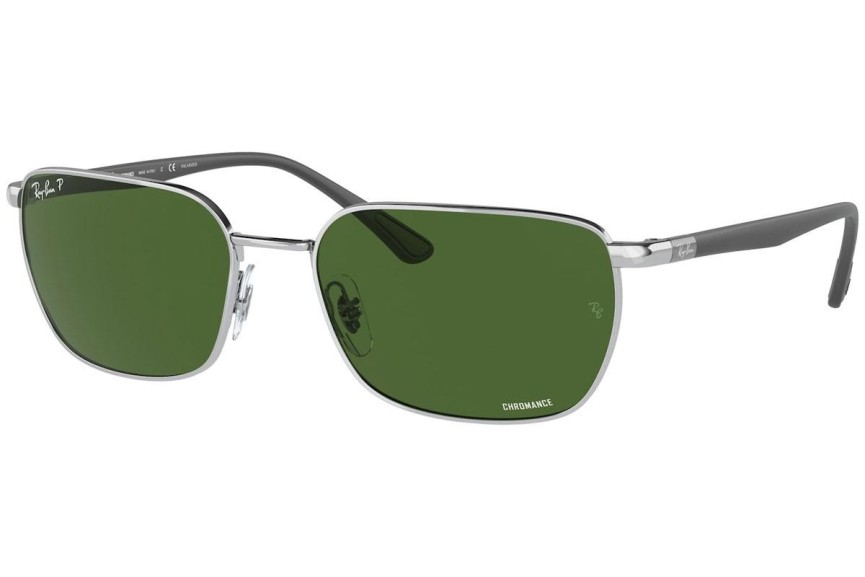 Sunčane naočale Ray-Ban Chromance Collection RB3684CH 003/P1 Polarized Pravokutan Srebrni