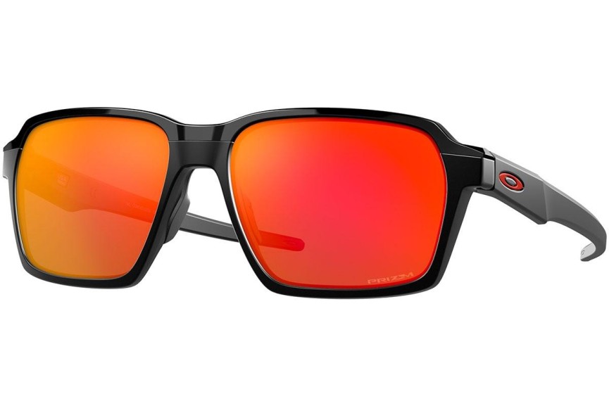 Sunčane naočale Oakley Parlay OO4143-03 Pravokutan Crni