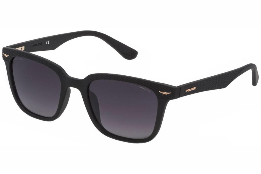 Sunčane naočale Police Gator 1 SPLE01 U28P Polarized Kvadratni Crni