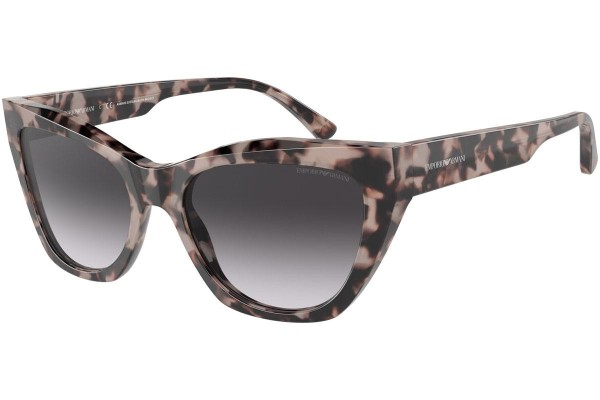 Sunčane naočale Emporio Armani EA4176 54108G Cat Eye Havana