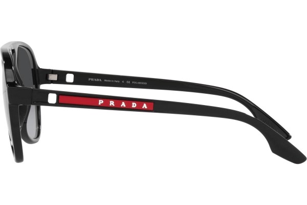 Sunčane naočale Prada Linea Rossa PS06WS 1AB06G Polarized Pilotski Crni