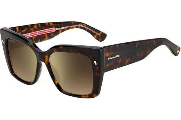 Sunčane naočale Dsquared2 D20017/S 086/JL Cat Eye Havana