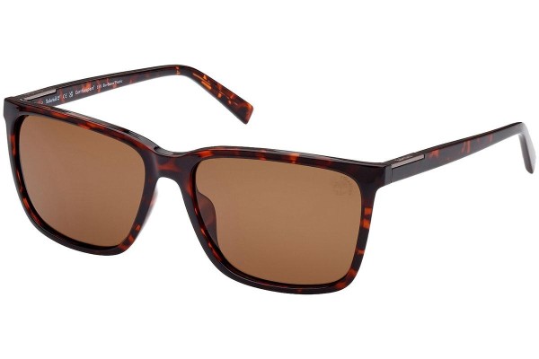 Sunčane naočale Timberland TB9280-H 52H Polarized Kvadratni Havana