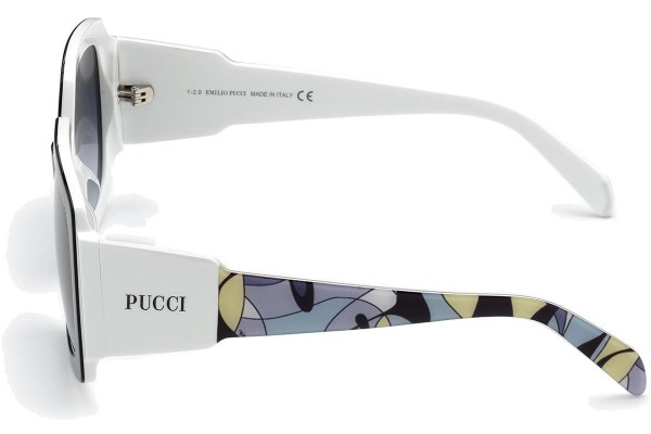 Sunčane naočale Emilio Pucci EP0141 04W Kvadratni Crni