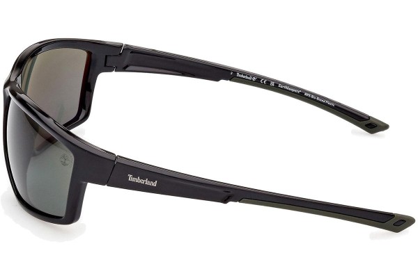 Sunčane naočale Timberland TB9287 01R Polarized Pravokutan Crni