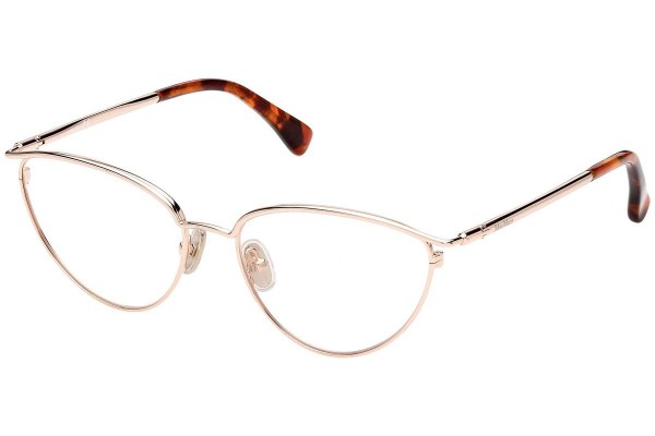 Naočale Max Mara MM5057 028 Cat Eye Zlatni