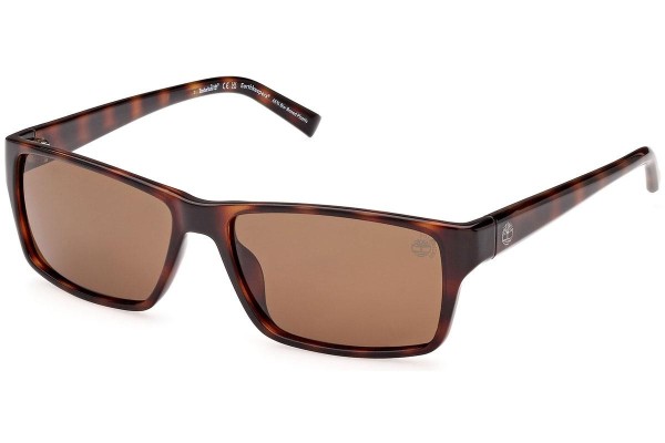 Sunčane naočale Timberland TB9297 52H Polarized Pravokutan Havana