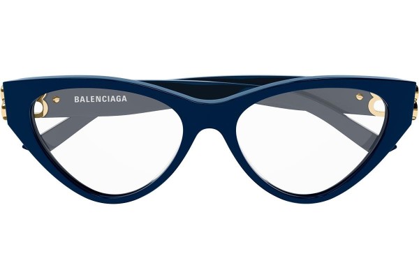 Naočale Balenciaga BB0172O 004 Cat Eye Plavi