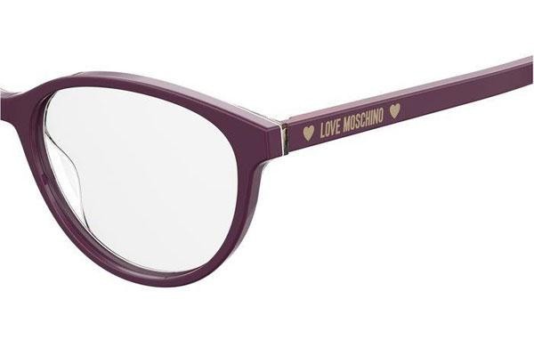 Naočale Love Moschino MOL525 0T7 Cat Eye Ljubičasti