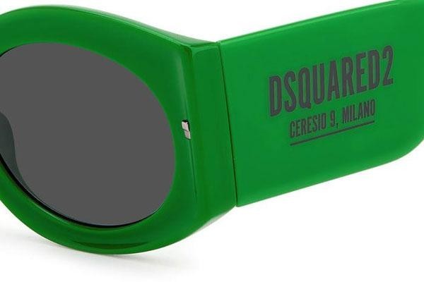 Sunčane naočale Dsquared2 D20071/S 1ED/IR Ovalni Zeleni