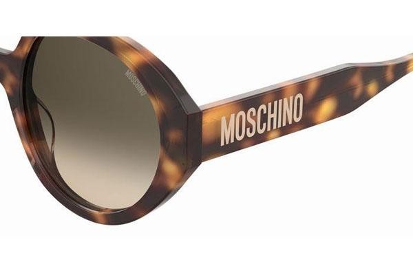 Sunčane naočale Moschino MOS126/S 05L/9K Okrugao Havana