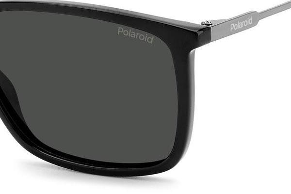 Sunčane naočale Polaroid PLD4130/S/X 807/M9 Polarized Pravokutan Crni