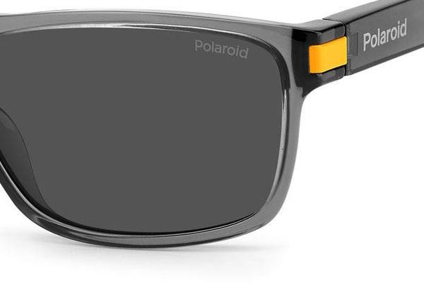 Sunčane naočale Polaroid PLD2121/S XYO/M9 Polarized Pravokutan Sivi