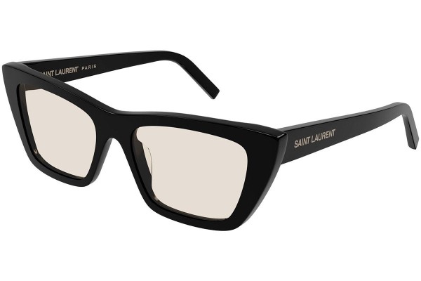 Sunčane naočale Saint Laurent SL276MICA 038 Cat Eye Crni