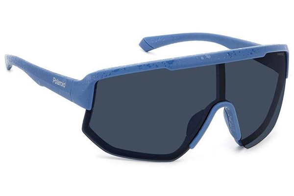 Sunčane naočale Polaroid PLD7047/S FLL/C3 Polarized Spojene | Shield Plavi