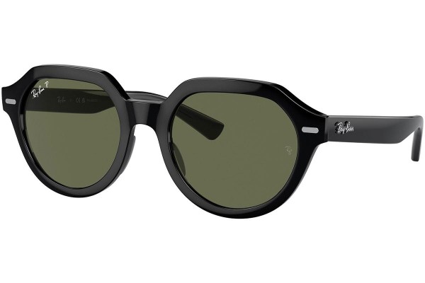 Sunčane naočale Ray-Ban Gina RB4399 901/58 Polarized Kvadratni Crni