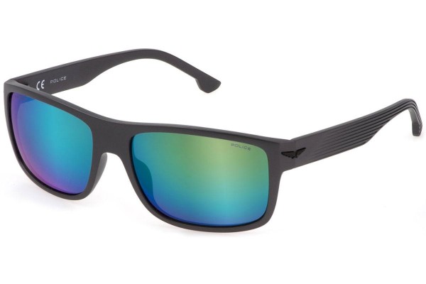 Sunčane naočale Police Tailwind 4 SPLB39E T17P Polarized Pravokutan Sivi