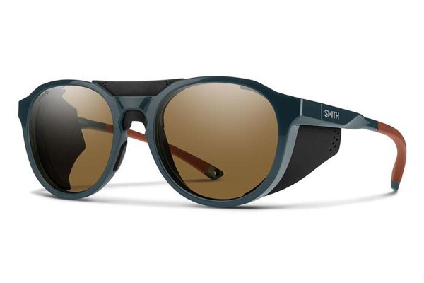 Sunčane naočale Smith VENTURE S9W/L5 Polarized Okrugao Plavi