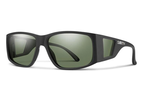 Sunčane naočale Smith MONROEPEAK 003/L7 Polarized Pravokutan Crni