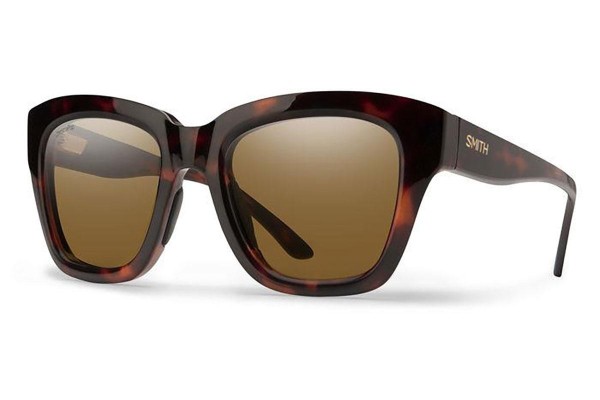 Sunčane naočale Smith SWAY 086/L5 Polarized Pravokutan Havana