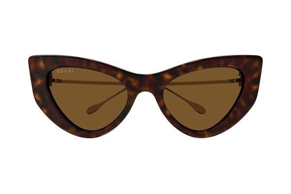 Sunčane naočale Gucci GG1565S 002 Cat Eye Havana