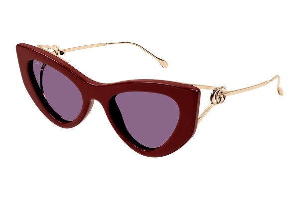 Sunčane naočale Gucci GG1565S 004 Cat Eye Crveni