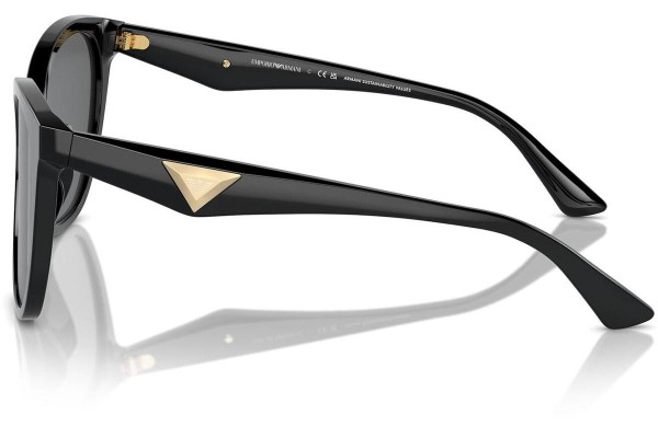 Sunčane naočale Emporio Armani EA4222U 501787 Cat Eye Crni