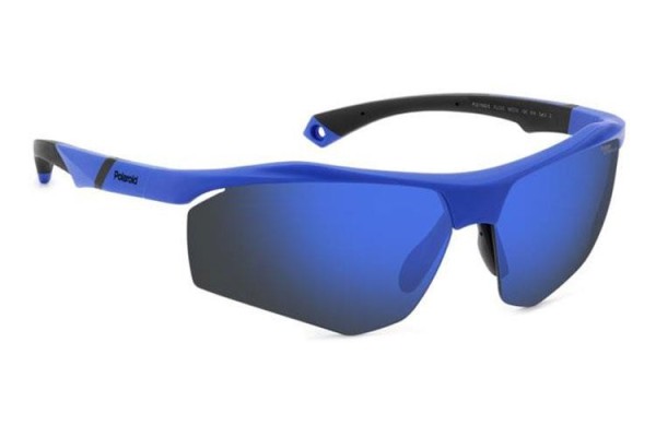 Sunčane naočale Polaroid PLD7055/S FLL/QG Polarized Pravokutan Plavi