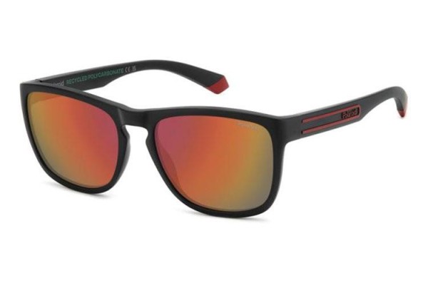 Sunčane naočale Polaroid PLD2161/S OIT/OZ Polarized Pravokutan Crni