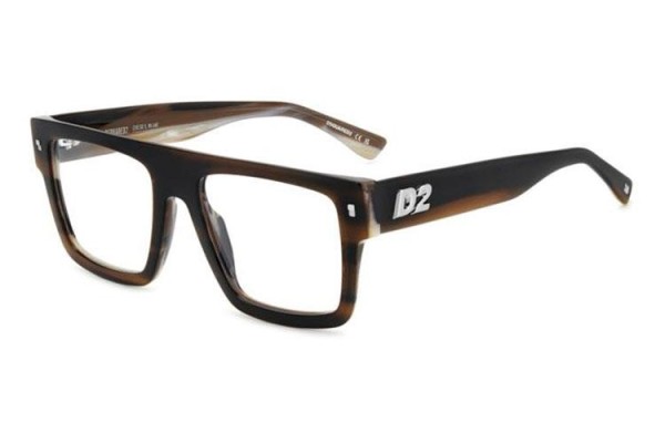 Naočale Dsquared2 D20147 EX4 Flat Top Smeđi