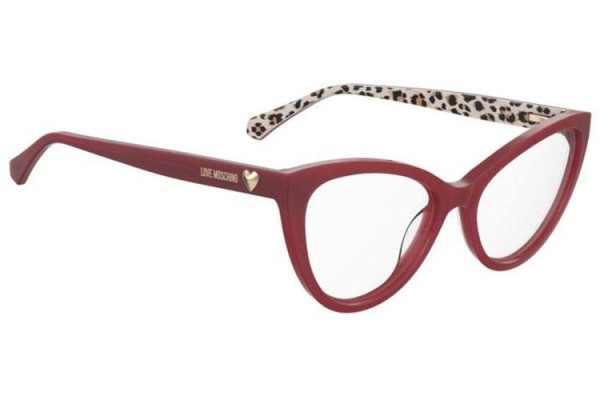 Naočale Love Moschino MOL631 WGX Cat Eye Crveni