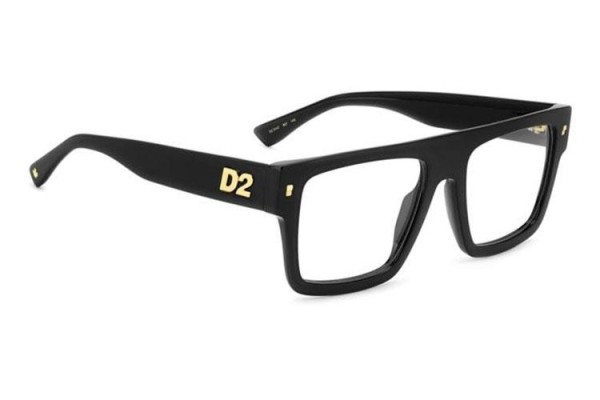 Naočale Dsquared2 D20147 807 Flat Top Crni