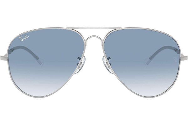 Sunčane naočale Ray-Ban RB3825 003/3F Pilotski Srebrni