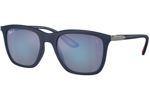 Sunčane naočale Ray-Ban RB4433M F698H0 Polarized Pravokutan Plavi