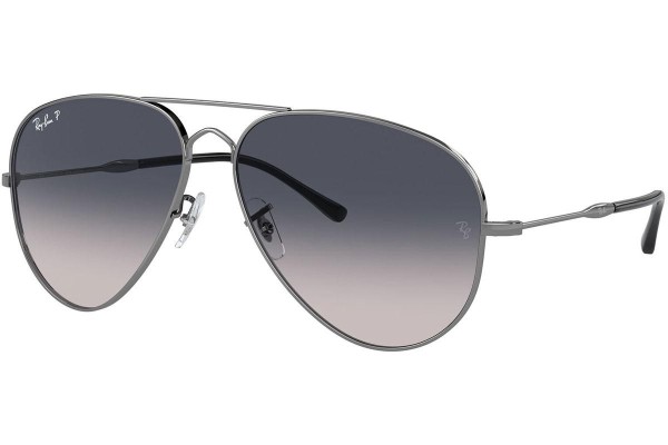 Sunčane naočale Ray-Ban RB3825 004/78 Polarized Pilotski Sivi