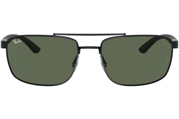 Sunčane naočale Ray-Ban RB3737 002/71 Pravokutan Crni