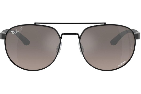 Sunčane naočale Ray-Ban RB3736CH 002/5J Polarized Pravokutan Crni