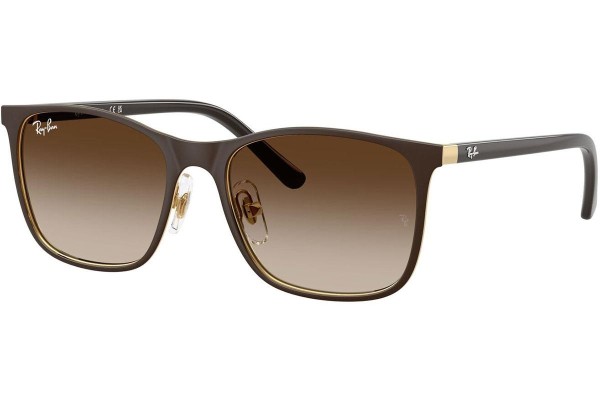 Sunčane naočale Ray-Ban Junior RJ9551S 297/13 Kvadratni Smeđi