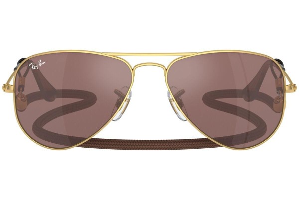 Sunčane naočale Ray-Ban Junior Aviator Junior RJ9506S 223/6G Pilotski Zlatni