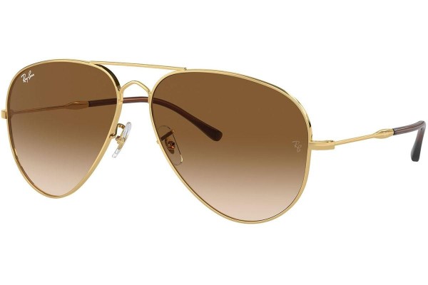 Sunčane naočale Ray-Ban RB3825 001/51 Pilotski Zlatni