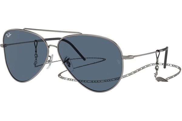 Sunčane naočale Ray-Ban Aviator Reverse RBR0101S 004/3A Pilotski Srebrni