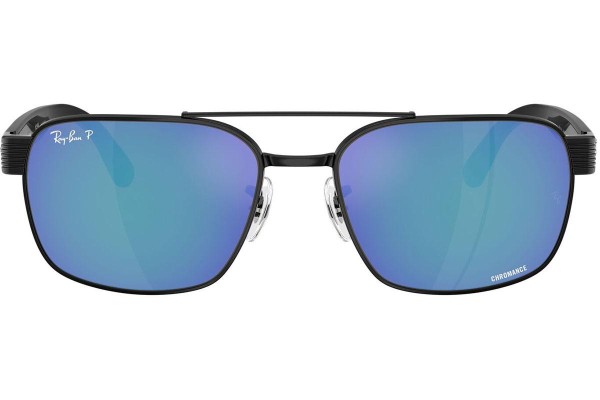 Sunčane naočale Ray-Ban RB3751CH 002/4L Polarized Kvadratni Crni